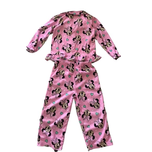 Disney Minnie Mouse 2 Piece PJ’s Size 4T - Picture 2 of 4
